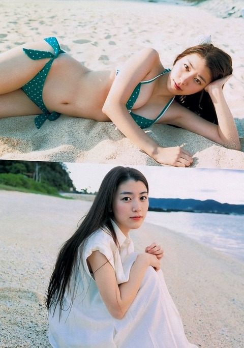 [일본]나미우 미리코 비키니 사진 공개, 젊은 시절의 귀여움과 완벽한 몸매가 눈길을 끌어
