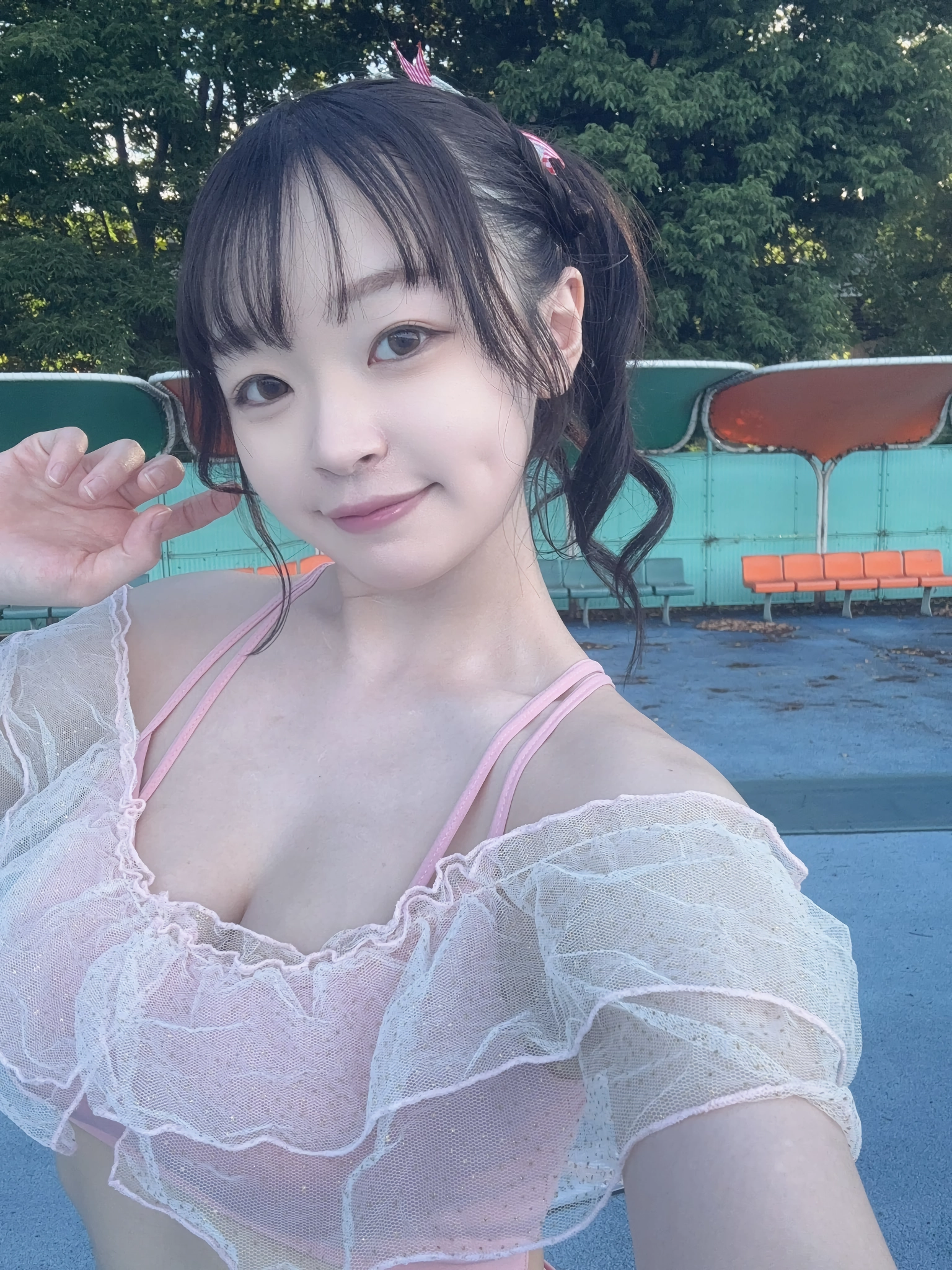 ㅇㅎ) 수영장 촬영하는 일본 G컵녀
