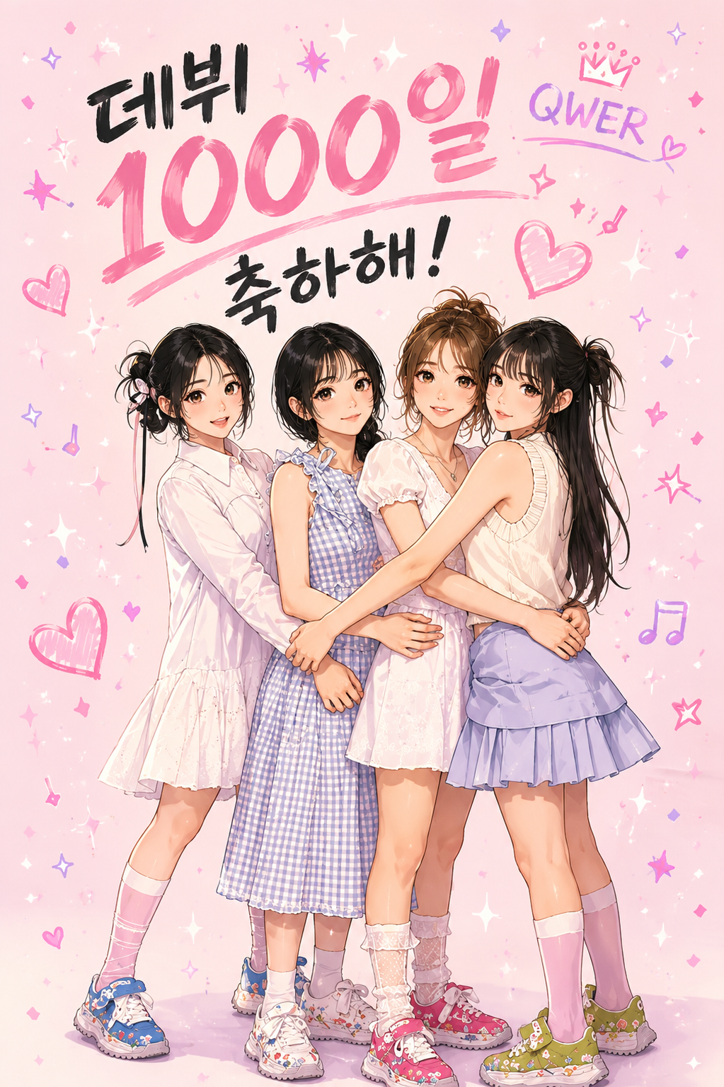 QWER 데뷔 1000일 축하해~!