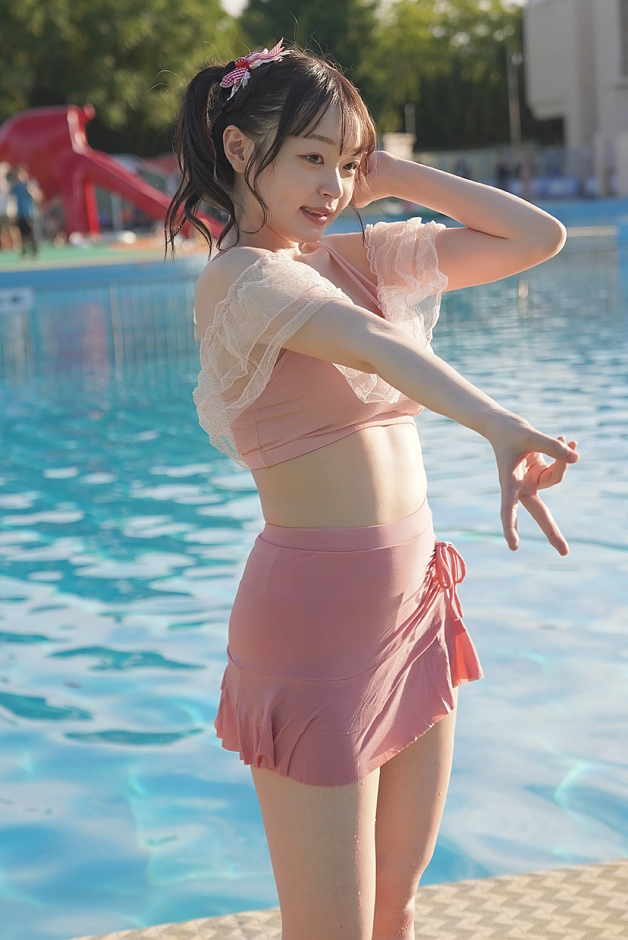 ㅇㅎ) 수영장 촬영하는 일본 G컵녀