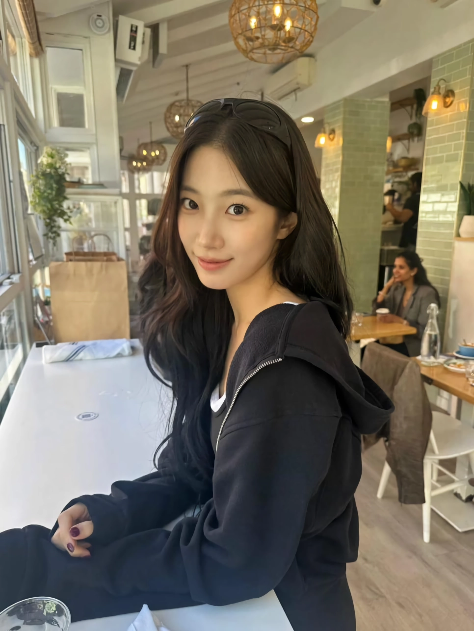 인스타) 레깅스 입고 거리를 활보하는 카즈하
