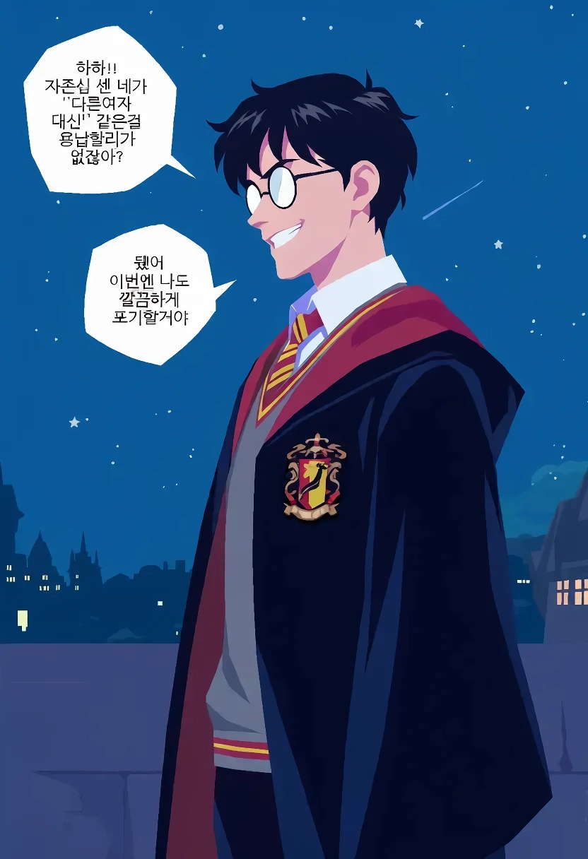 말포이 ts가 무도회날 해리를 방해하는.manhwa