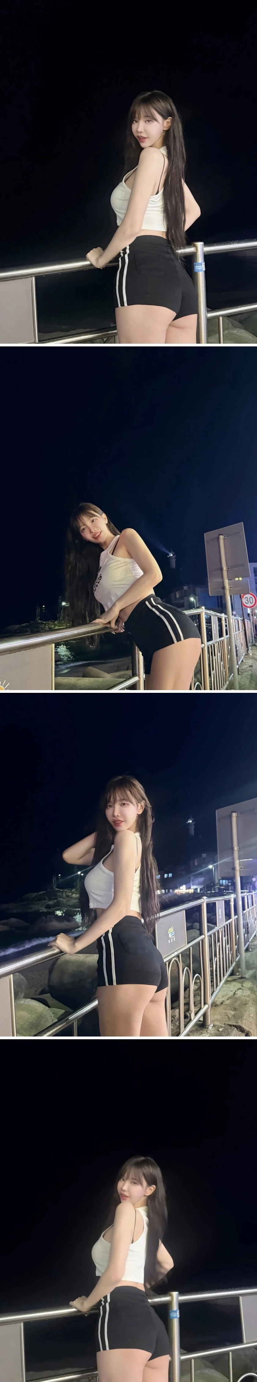 돌핀팬츠 입은 겨우디 엉밑살