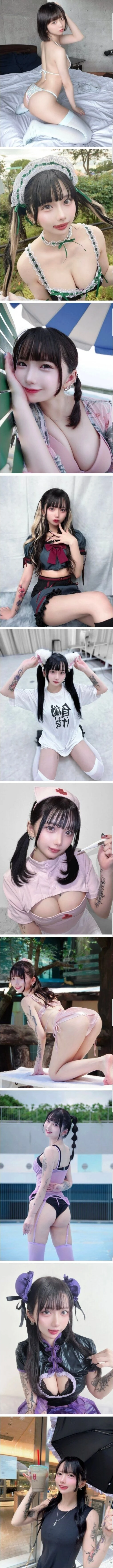문신이 점점 늘어나는 처자 ㄷㄷ