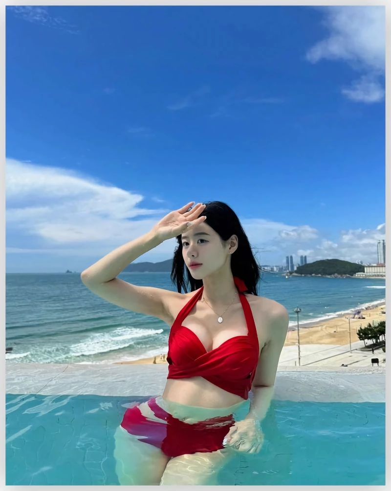 강명비 전 치어리더 비키니