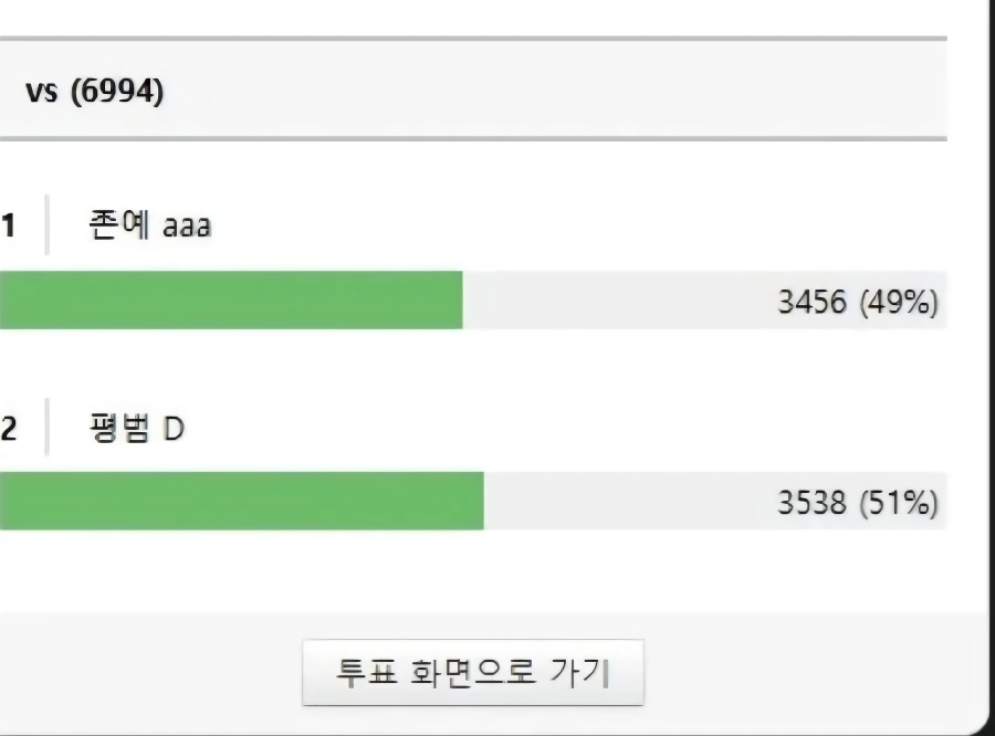 5대5 나온다는 A컵 존예 vs D컵 평범녀 jpg