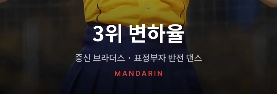 대만 치어리더 인기 순위