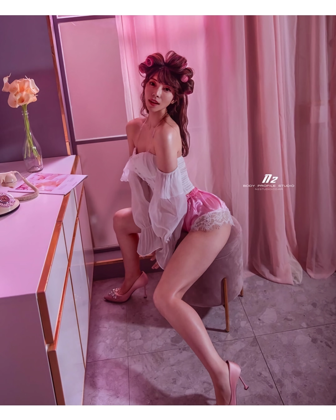 한국에서 화보촬영한 우회하는아이