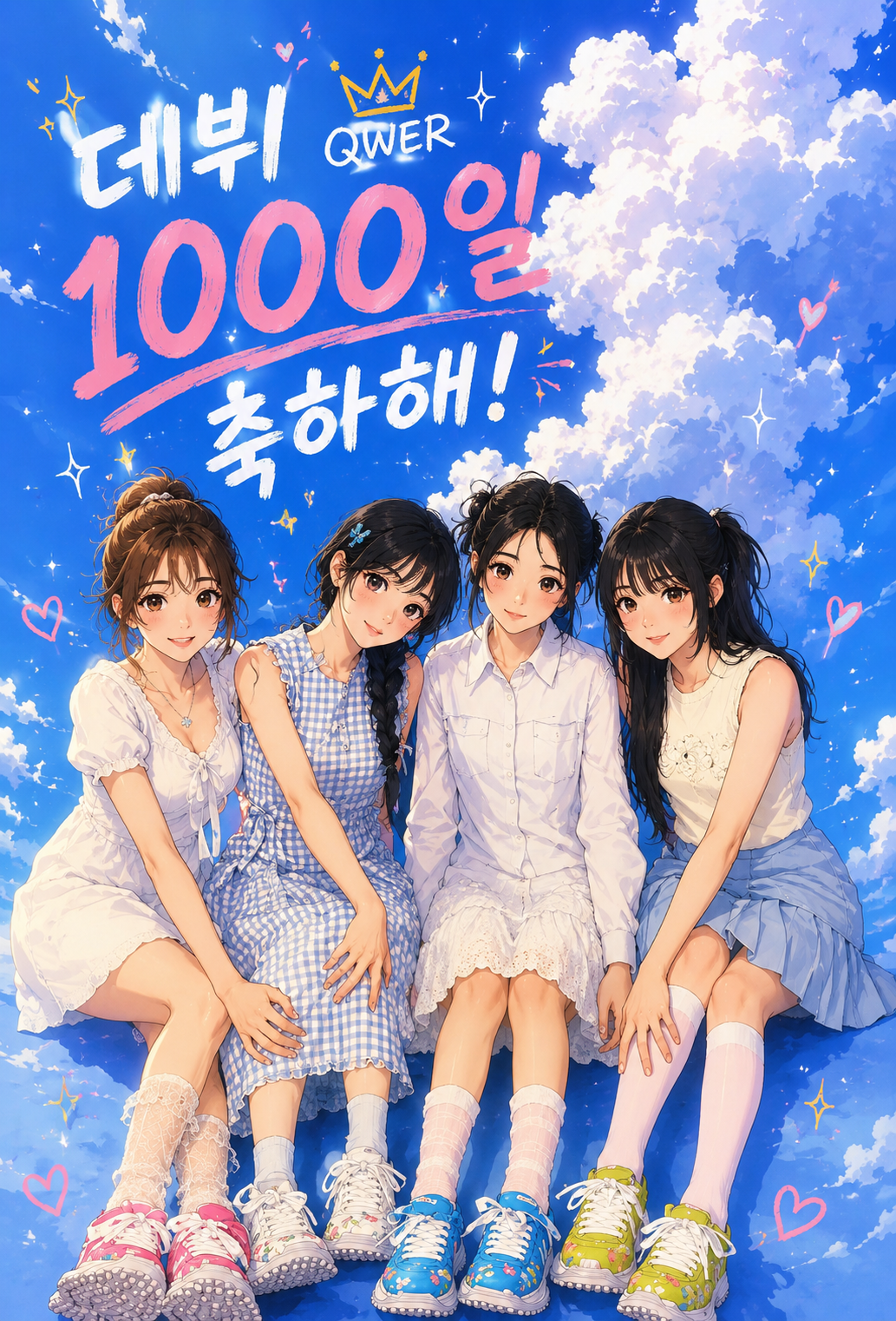 QWER 데뷔 1000일 축하해~!