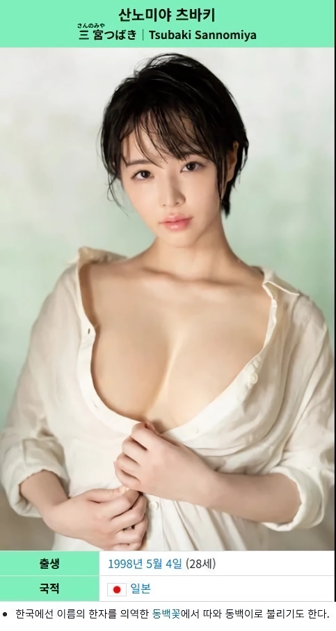 한 번 보고 절대 안보게 된다는 AV 여배우