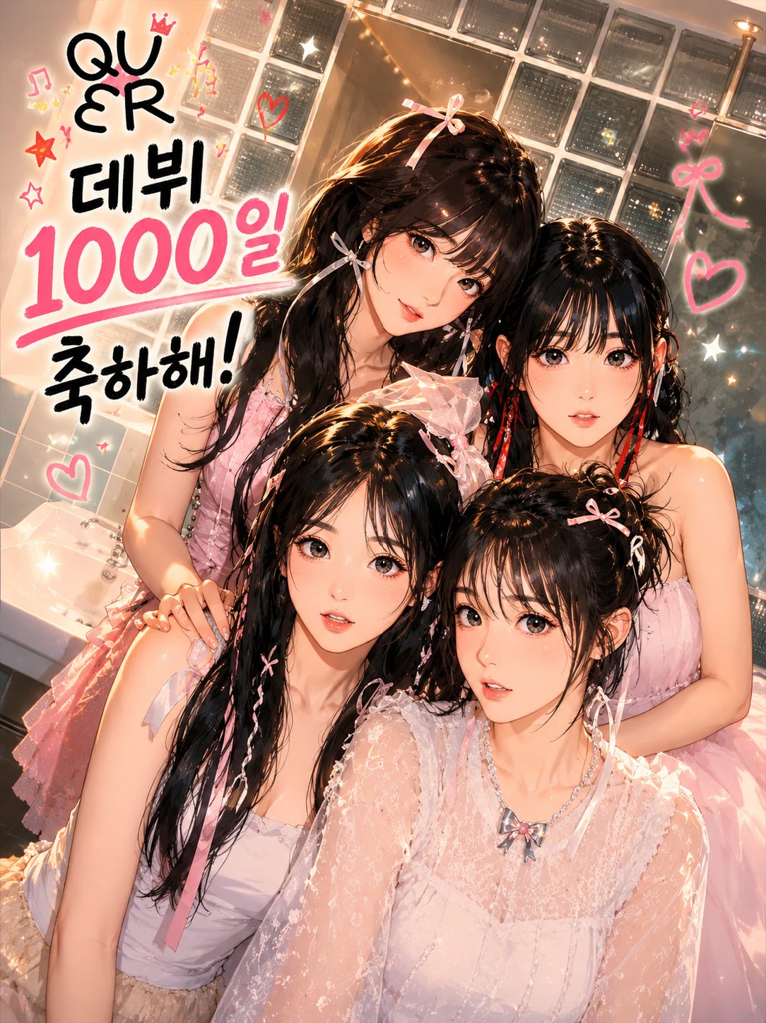 QWER 데뷔 1000일 축하해~!