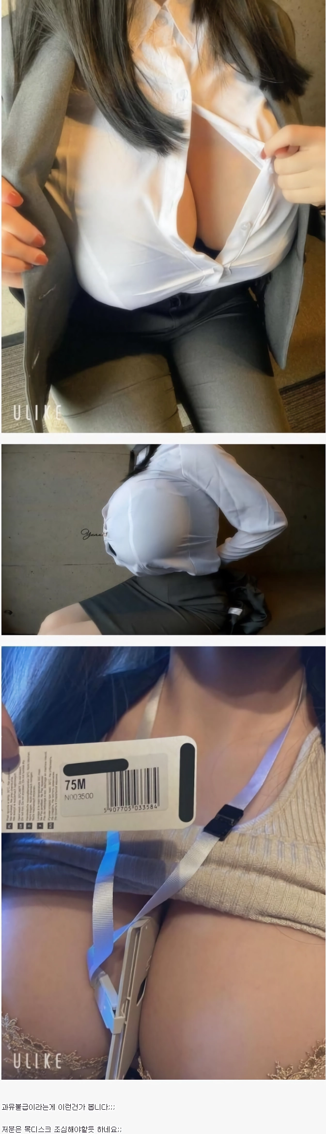 M컵 가슴 크기를 체감해보자