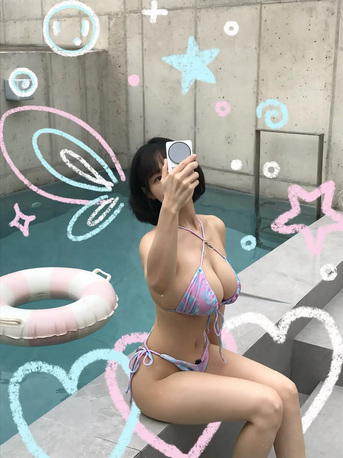가슴 사이즈가 폭발적인 인스타녀