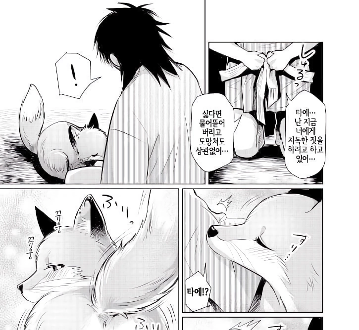 ㅇㅎ)덫에 걸린 여우를 구조해서 키우는.MANHWA