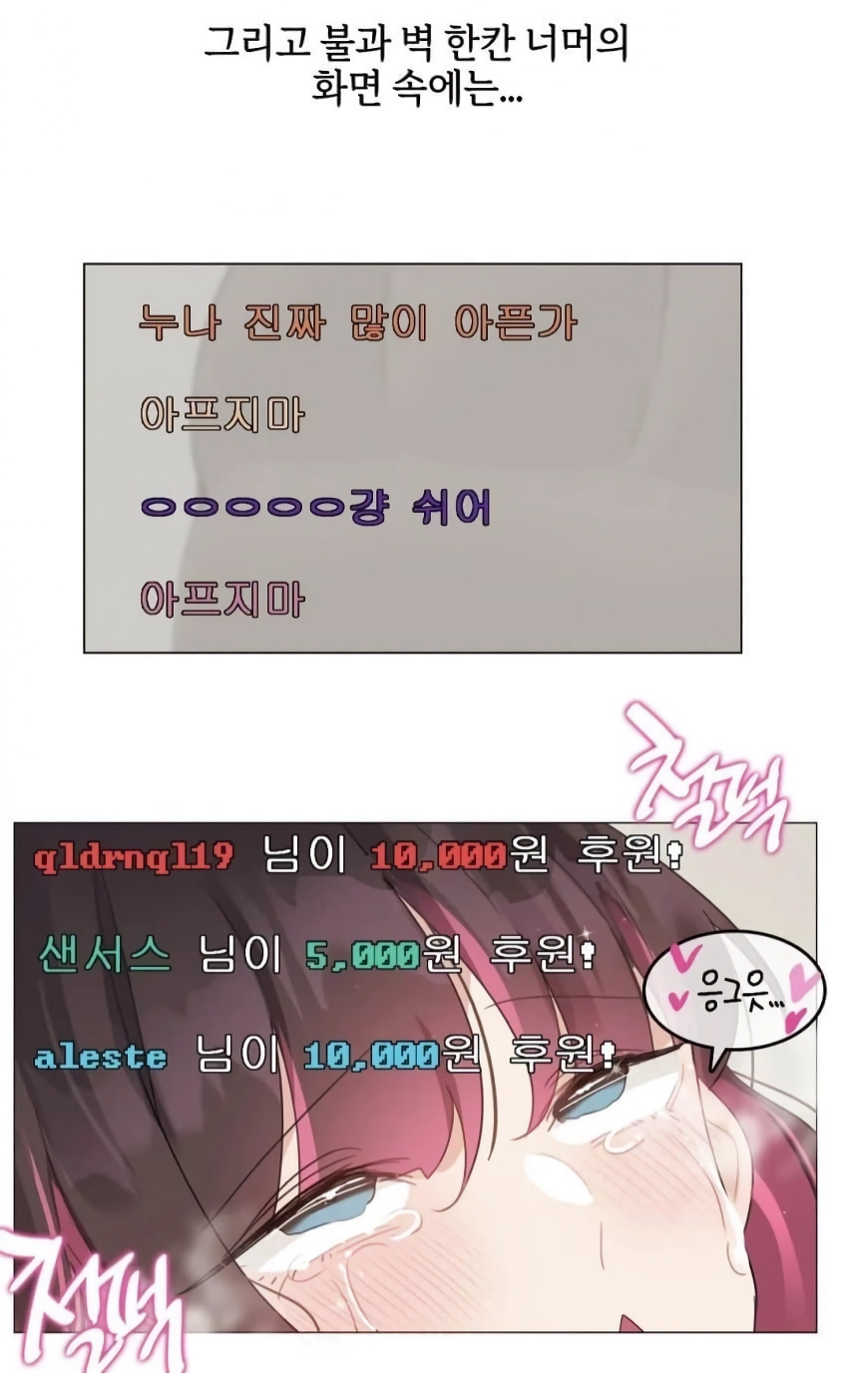 띵작 웹툰에서 묘사한 여캠의 진실