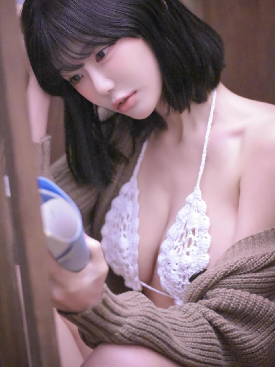 빛베리 96년생 돌싱녀의 매력 거유 가슴골