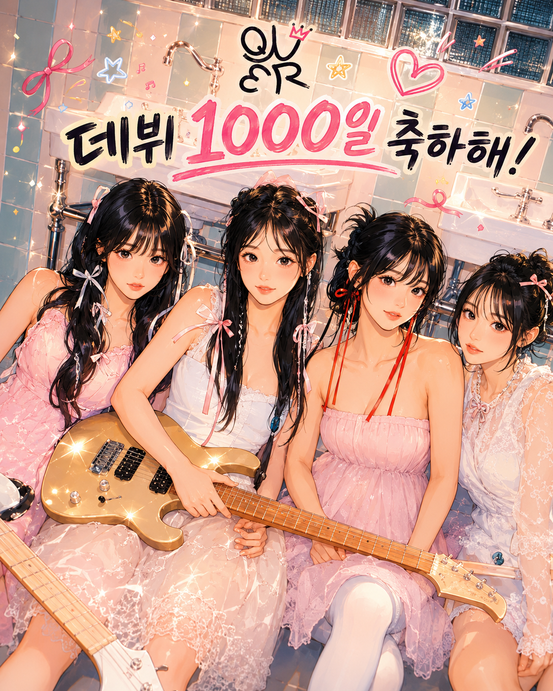 QWER 데뷔 1000일 축하해~!
