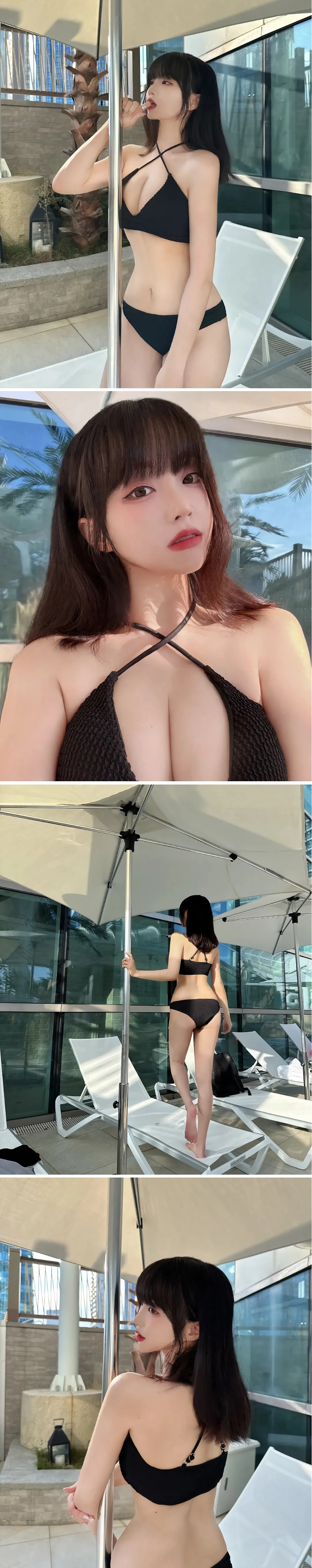 BJ 코코 김아영 블랙 비키니
