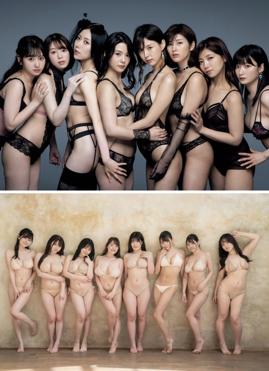 낯익은 일본 여성들 수영장 모임