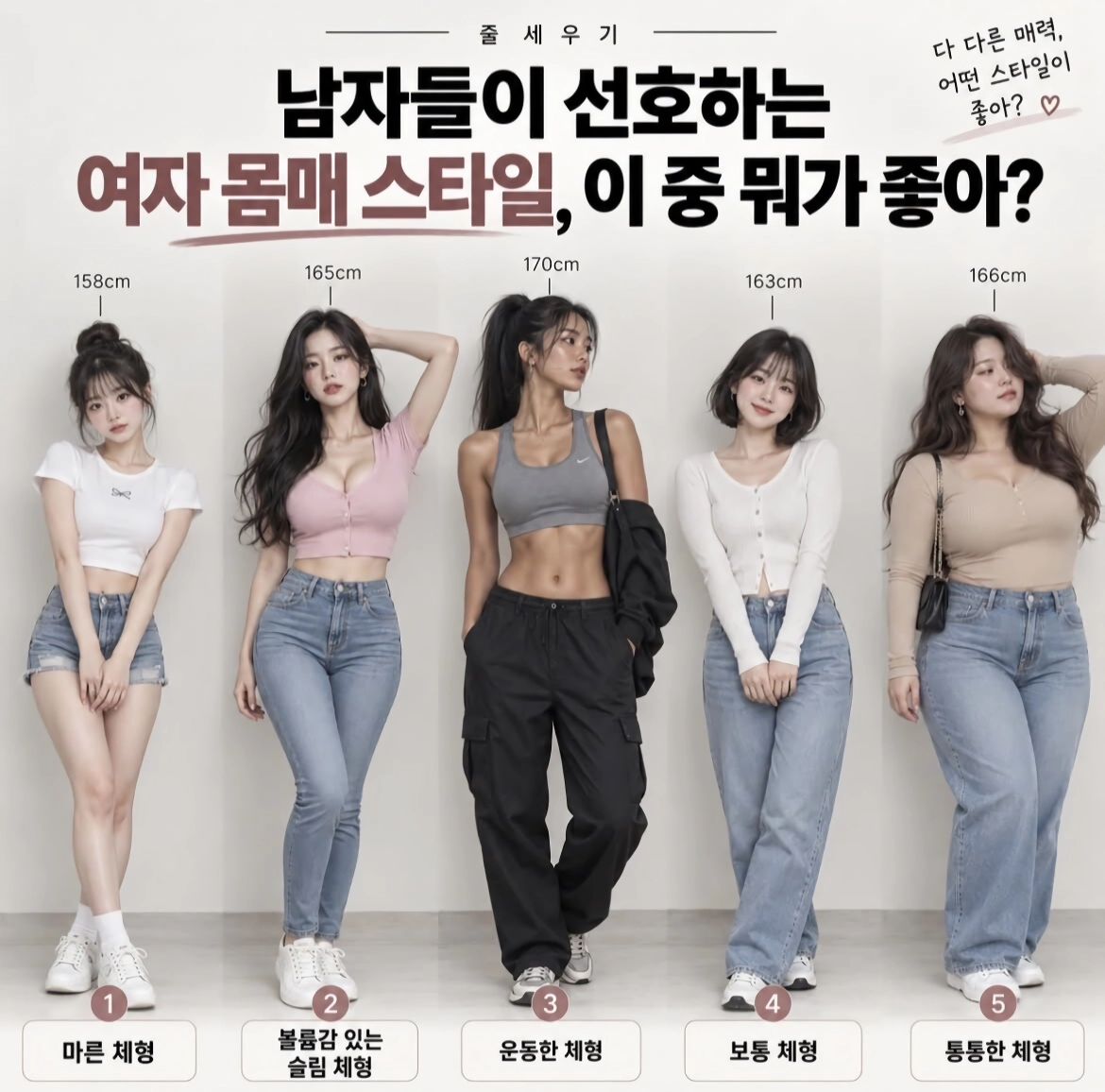 (SOUND)ㅎㅂ)말랐는데 + 글래머에 + 복근