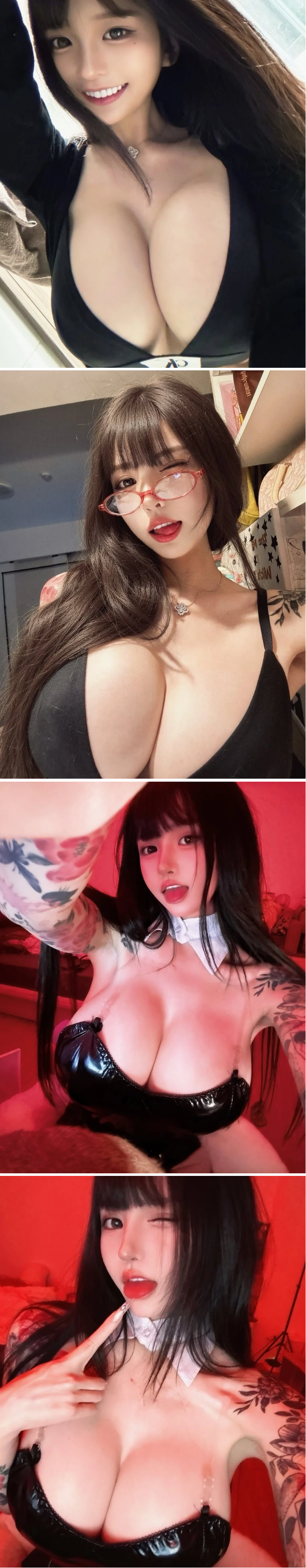 얼굴보다 큰 가슴을 가진 존예녀