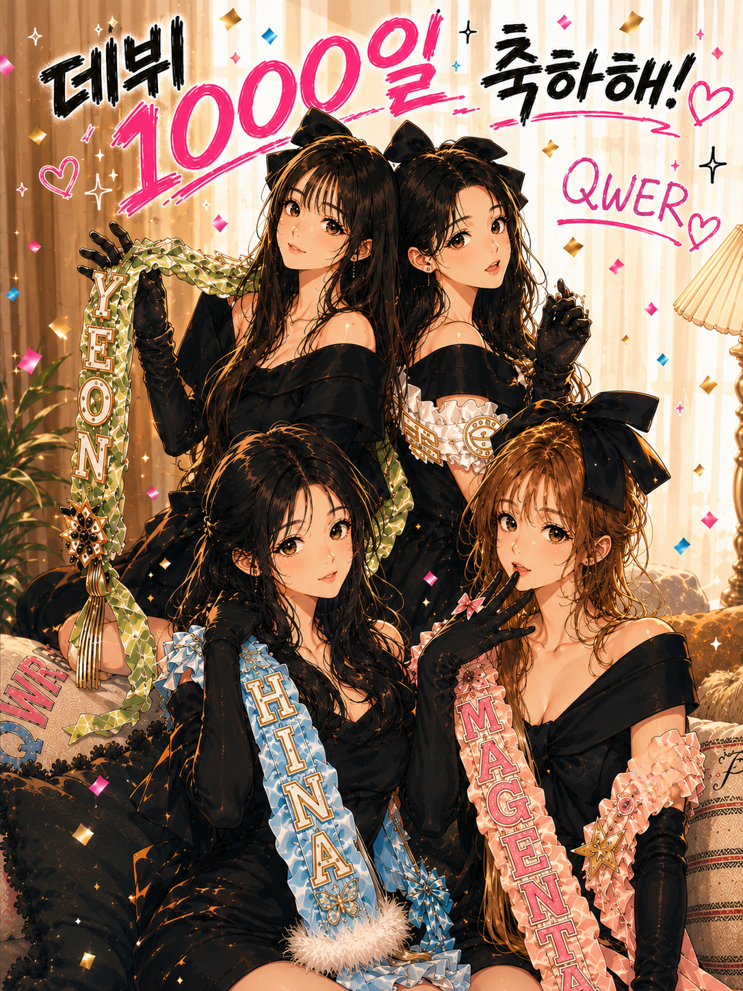QWER 데뷔 1000일 축하해~!