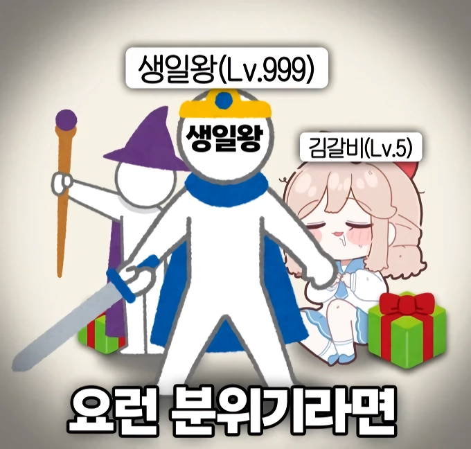 서로 정 반대라는 한국과 일본의 생일 파티.PARTY