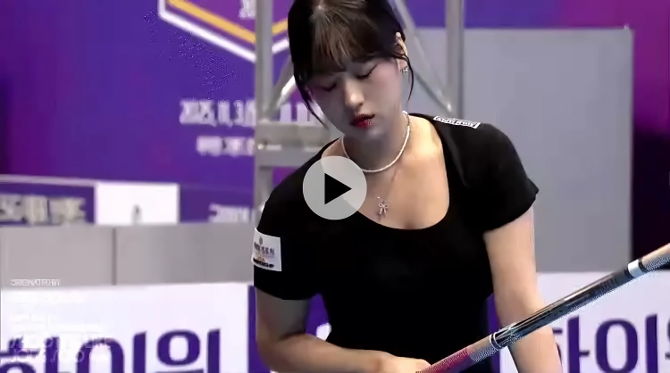 당구선수 장가연.gif