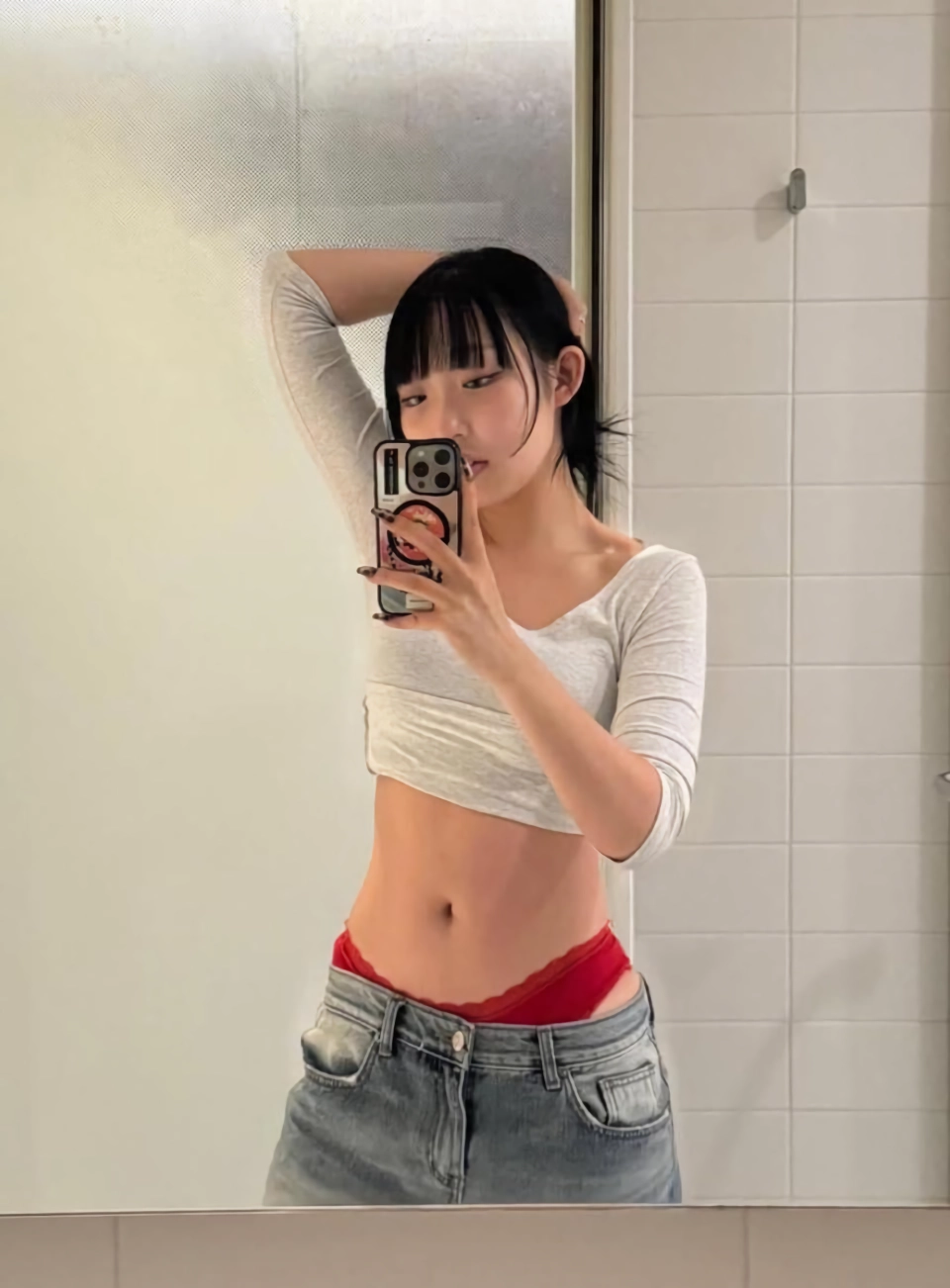 빨간색 팬티 새깅