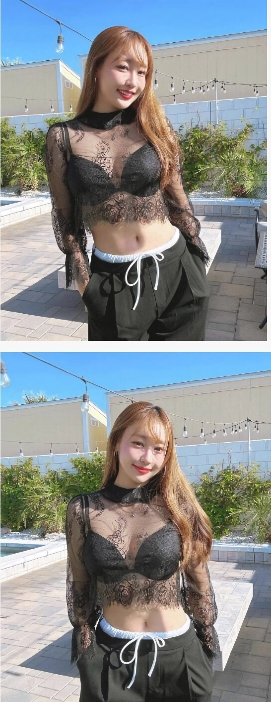 박지영 아나운서 시스루 비키니