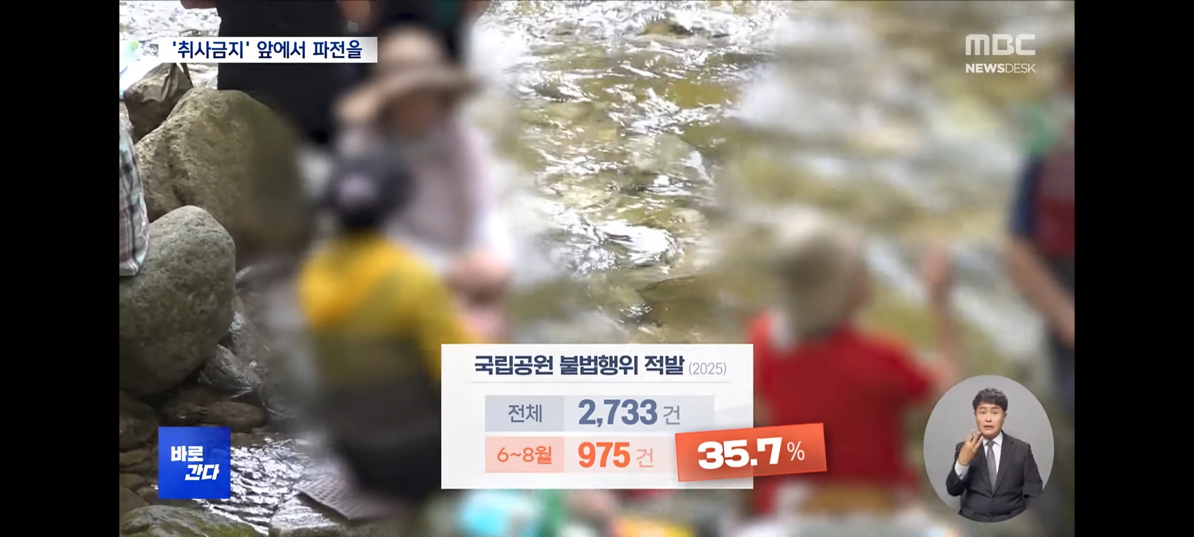 취사·흡연·야영 금지 국립공원‥””””몰랐어요, 봐주세요”””” 올여름도 여전