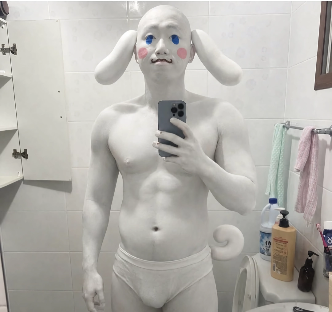 여자 남자 시나모롤 코스프레 차이