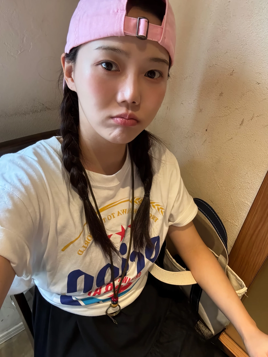 오마이걸 효정 비키니 파란 브라