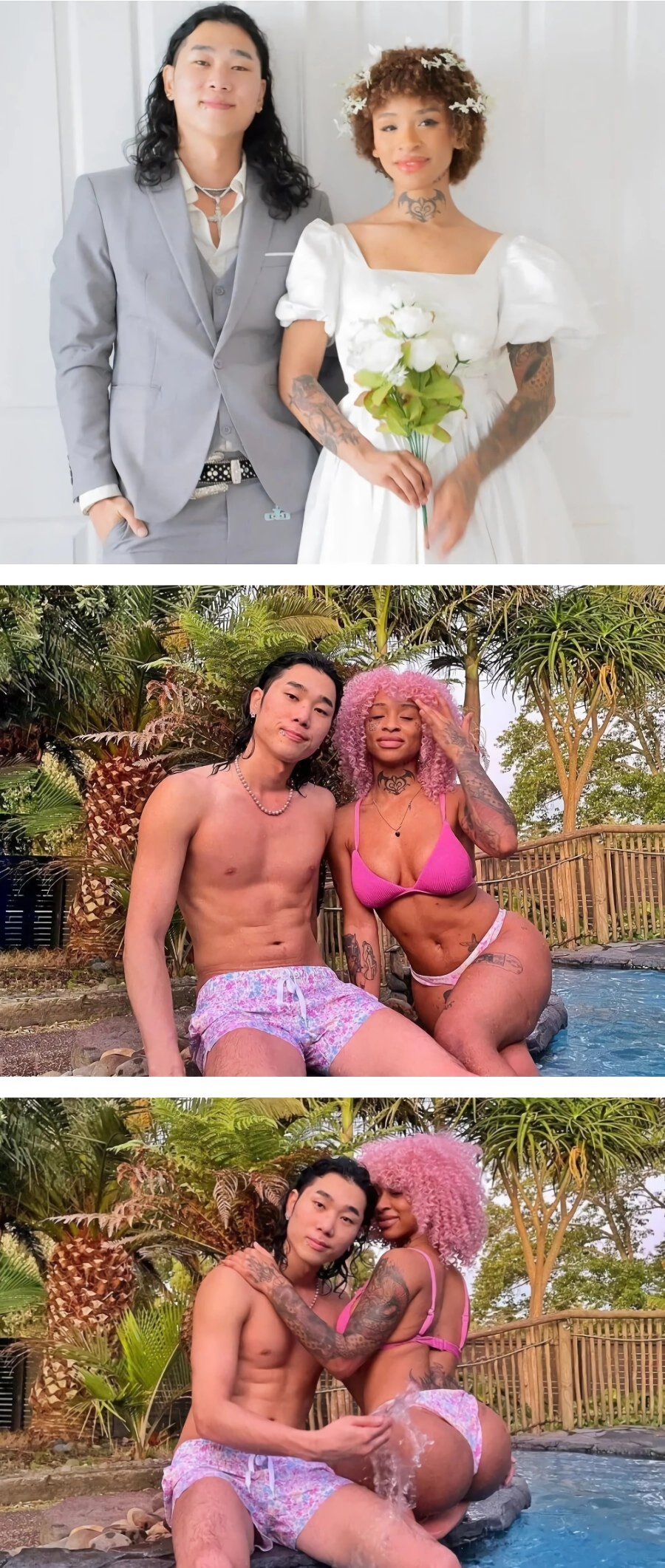 디보 흑인 예비 신부 공개