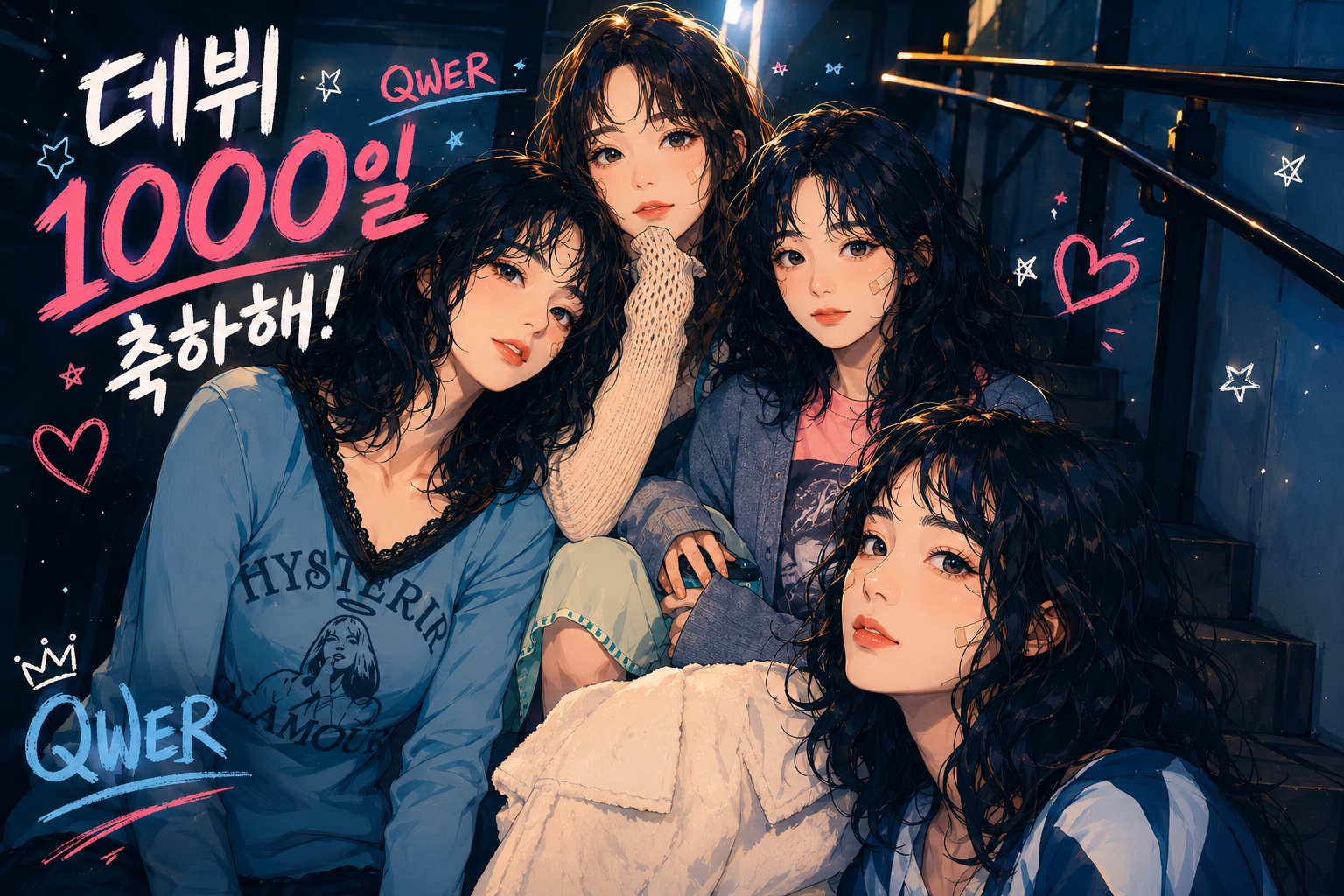 QWER 데뷔 1000일 축하해~!