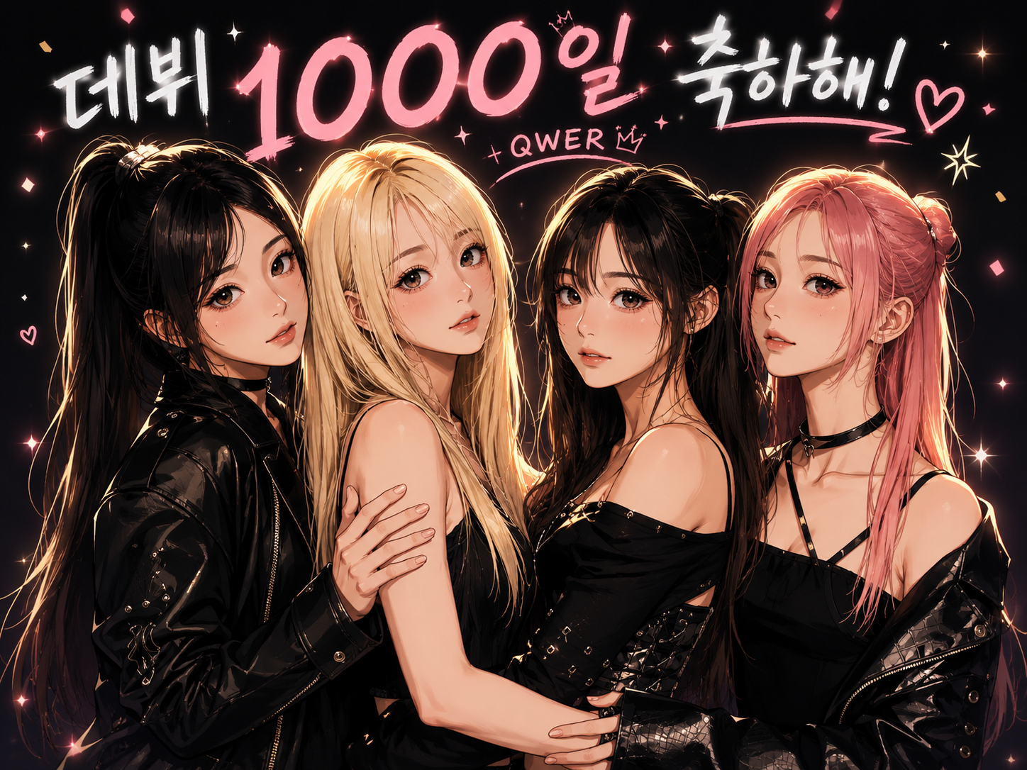 QWER 데뷔 1000일 축하해~!