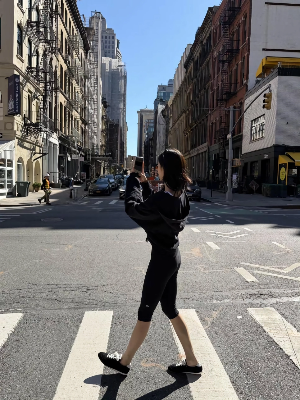 인스타) 레깅스 입고 거리를 활보하는 카즈하