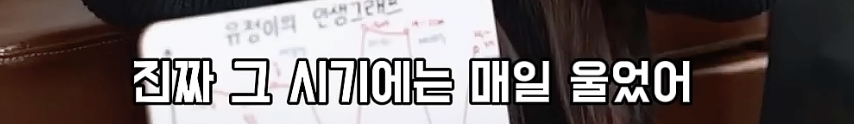 쉬는 동안 매일 울었다는 최유정.jpg