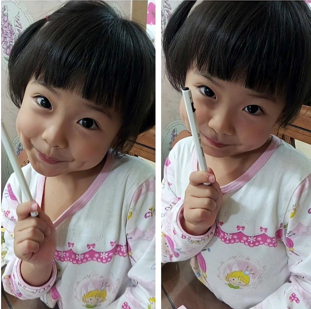 어린시절사진을 공개한 리센느 제나