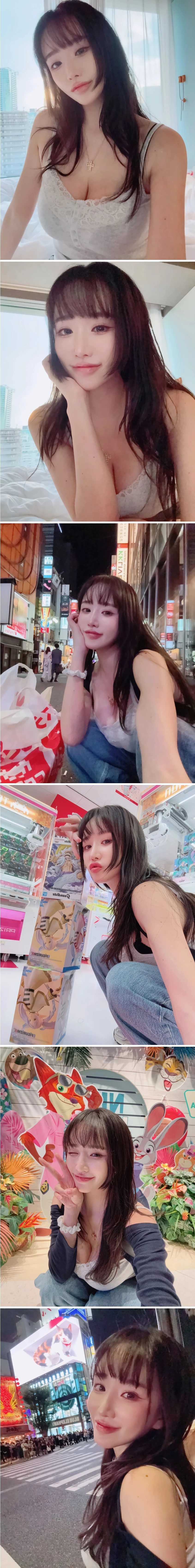 가슴 GOAT 하리미 셀카 모음