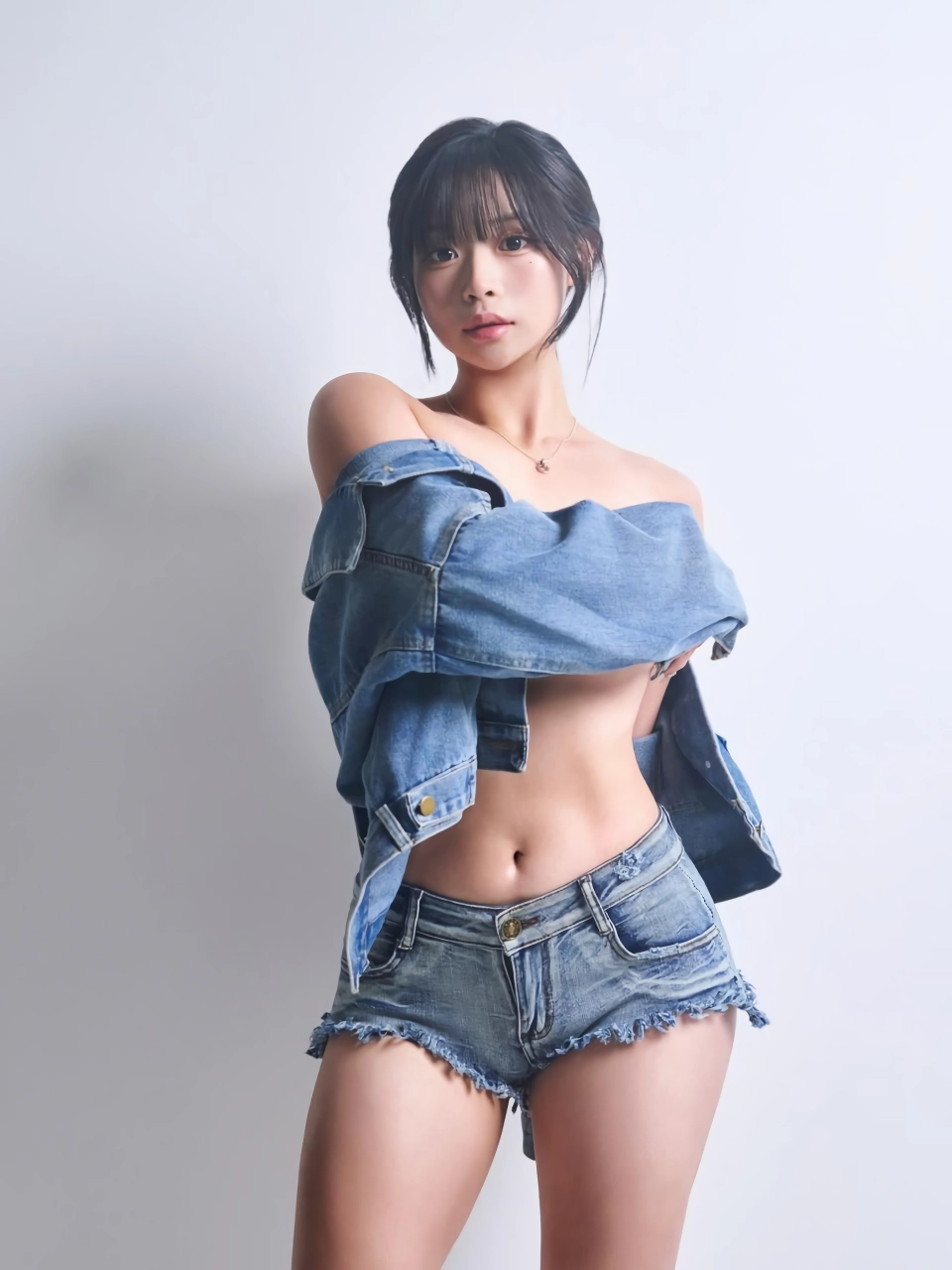 귀여운 얼굴에 그렇지 않은 03년생 처자 몸매