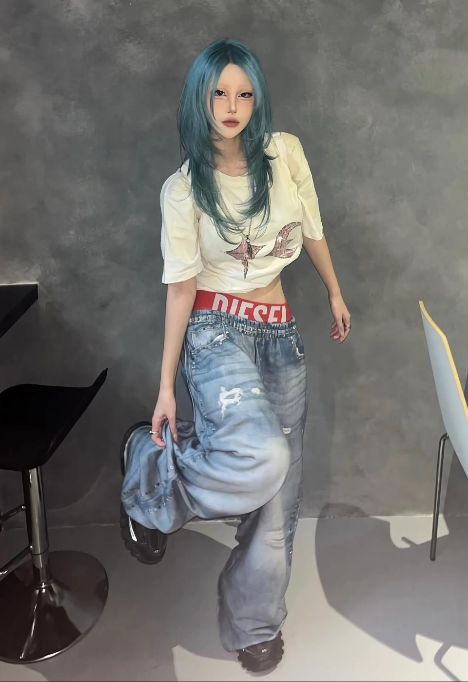 빨간색 팬티 새깅
