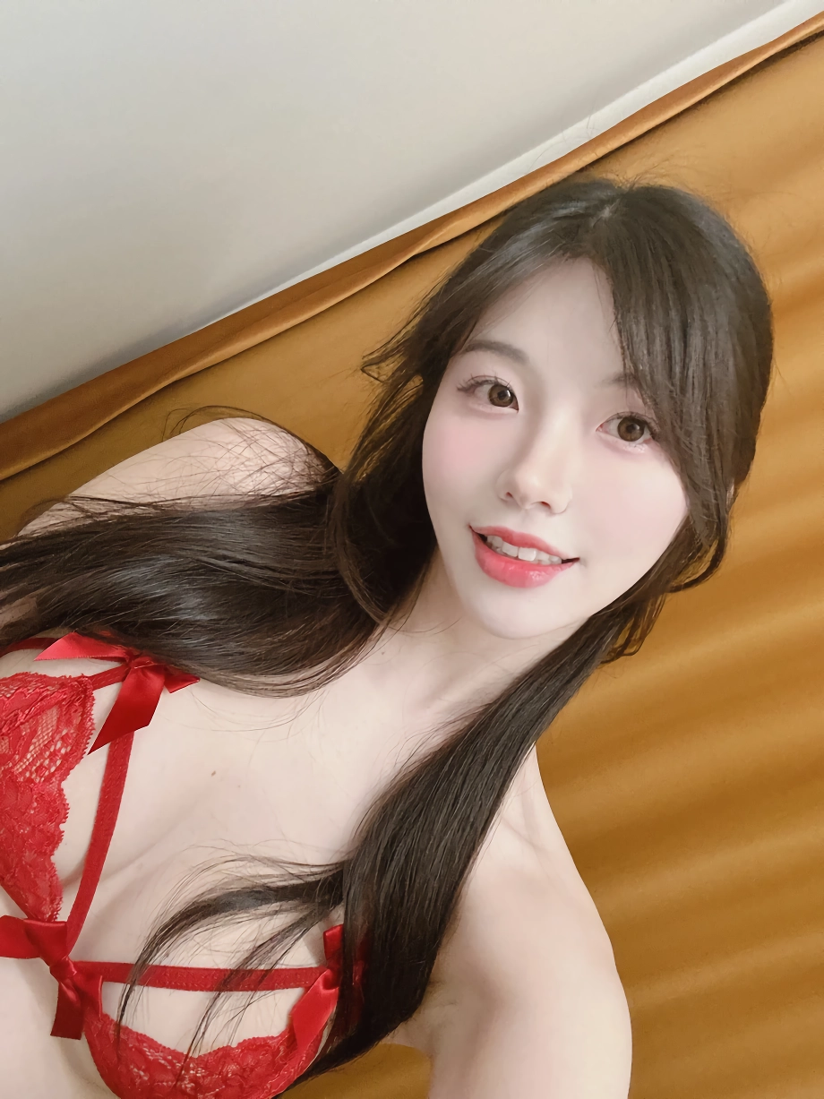 쏘블리 빨간 란제리 니플 패치 살짝 노출
