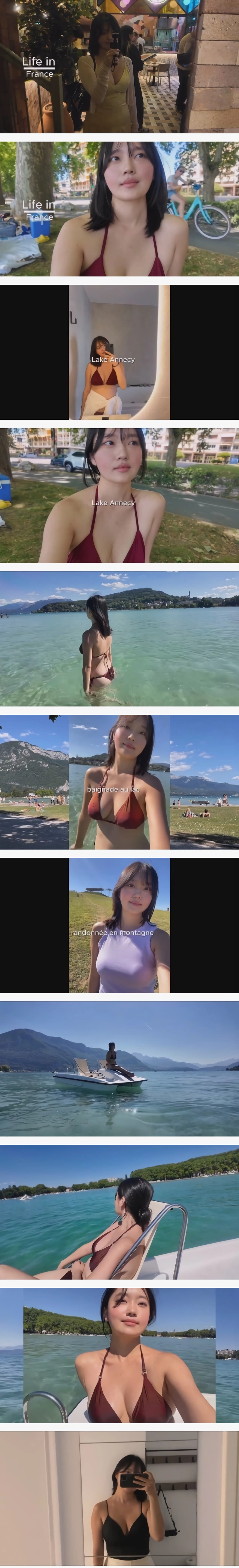 프랑스에서 유학중인 한국녀