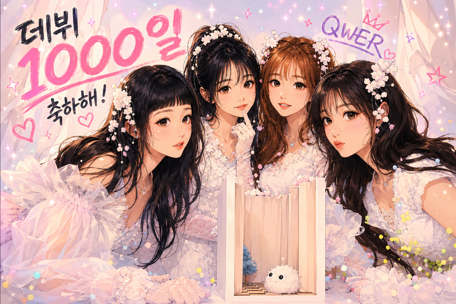 QWER 데뷔 1000일 축하해~!