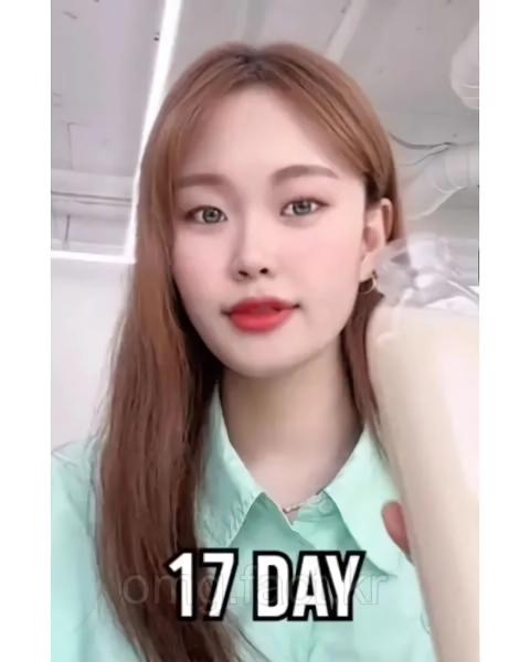 엄지윤 우유 30일 챌린지, 얼굴 몰라보게 달라져