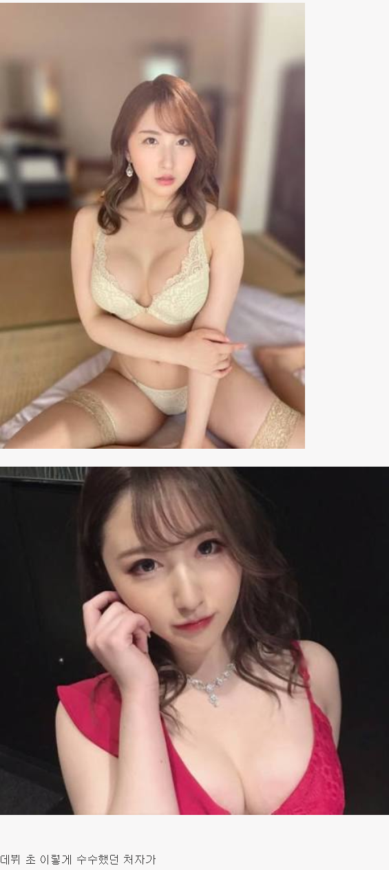 어느 AV배우의 데뷔 초 & 현재 모습