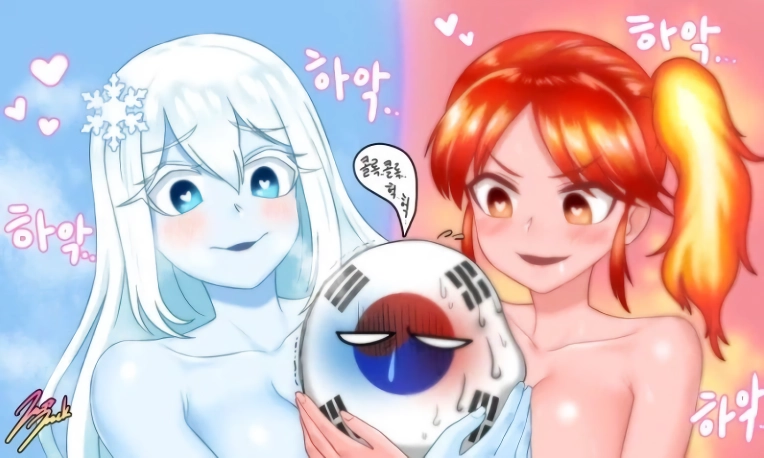 열돔누나 사진