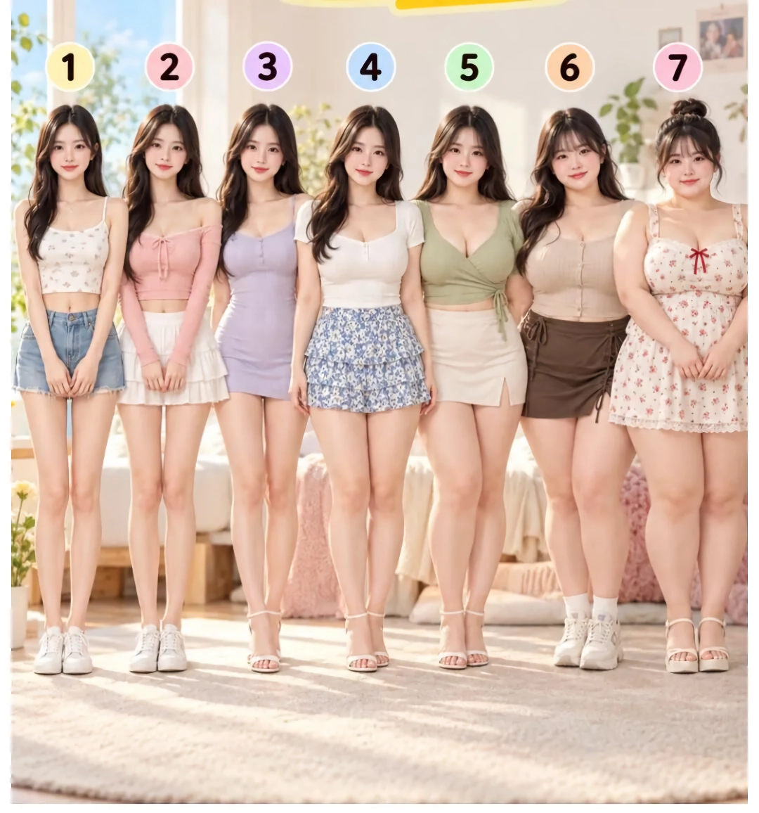 남자들이 원하는 이상적인 여친 체형은?