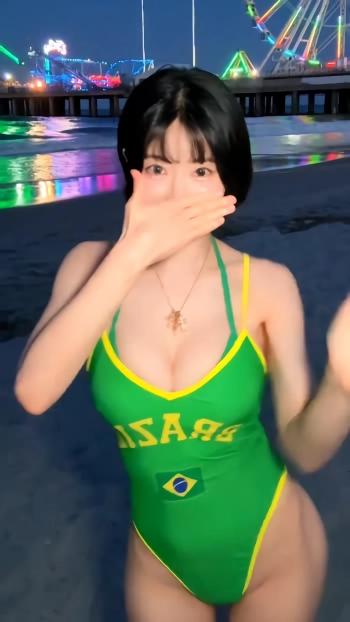 (SOUND)DJ 소다 브라질 모노키니 가슴골 매끈 왁싱 Y존